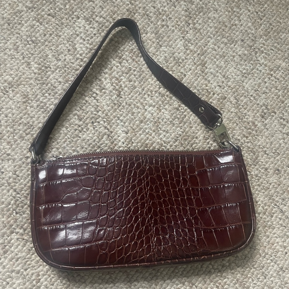 By Far Rachel in Croc Brown